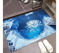 pochikiki-brand Optical Illusions Funny Vortex Carpet Indoor Outdoor Entrance Welcome Doormat Area Rug Bottomless Ground Crack Illusion Creative Personalization Rug