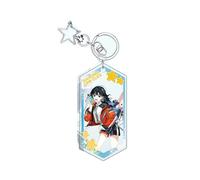 pochikiki- Link Anime Click Acrylic Keychain Cheng Xiaoshi Lu Guang Qiao Ling Design Key Ring Backpack Charm Multi Purpose Decorative Accessory for Bags