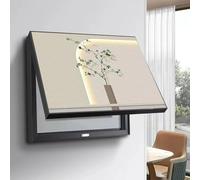 POCHY Fuse Box Cover Cabinet Wall Mounted Electrical Panel Cover Modern Meter Box Decorative Painting Hidden Circuit Breaker Panel(D,40x30cm)