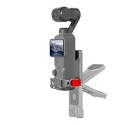Pocket 3/4 Magnetic Mount, Magnet Expansion Adapter Holder with Cold Shoe on Iron Fence etc, Aluminum Alloy Magnetic Mount Stand for DJI Osmo Pocket 3 Xtra Muse Creator Combo Handle Accessories