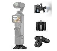 Pocket 3 4 Mini Tripod for Xtra Muse, Magnetic Base Mount Desktop Stand for Insta360 Luna Ultra X5 X4 X3, for DJI Osmo Pocket 3 4 4P Creator Combo Action 6 5 Pro 4, for Xtra Muse Accessories