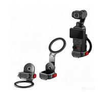 Pocket 4/3 Magnetic Mount for DJI OSMO Pocket 3 4 Creator Combo, Xtra Muse accessories with Protective Cover Cold Shoe 1/4'' Mount, Aluminium MagSafe Expansion Holder 181/270/360° Adjustment Adapter