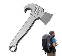 Pocket Axe Tool, Camping Axe Hammer - Small Pocket Axe Keychain - Titanium Alloy Pocket Axe Keychain for Men