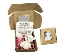 Pocket Bear Hug | a Little Pocket Bear Hug | Uplifting Handmade Mini Keepsake for Men Women Adults Kids Good Luck Care Friend Show Support Share Happiness