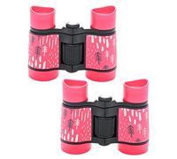 Pocket Binoculars Hunting 2 Pack Kids Binoculars Best For Boys Girls 4x30 High Resolution Real Optics Compact Toys Shockproof Folding Child for Stargazing And (One Size)
