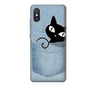 Pocket Black Cat Case Cover For Xiaomi Mi 8 Pro, Mi 8 Explorer