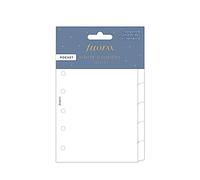 Pocket Blank dividers 6 tabs - white