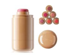 Pocket Blush Stick, 3-in-1 Cream Blush for Cheeks, Lips & Eyes, Buildable Natural Color, Hydrating Non-Greasy Formula, Long Lasting, Easy to Apply, 0.18 oz (1#Piggy)