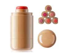 Pocket Blush Stick, 3-in-1 Cream Blush for Cheeks, Lips & Eyes, Buildable Natural Color, Hydrating Non-Greasy Formula, Long Lasting, Easy to Apply, 0.18 oz (2#juice box)