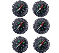 Pocket Button Compass, Waterproof Portable Hiking Accessories with Clear Dial, Camping Direction Tool for Travel, Boating, Emergency Preparedness