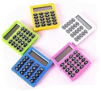 Pocket Calculator 5 Pc Electronic Portable 8 Digits For Math Education Basic Office Home Students Shops Simple Daily Calculations Sensitive Keys Easy To Use