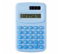 Pocket Calculator, 8-Digit Basic Calculators Desktop Battery Mini Desk Standard Function Simple Calculator for Office, Home, School (Blue)