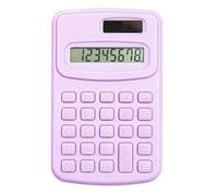 Pocket Calculator, 8-Digit Basic Calculators Desktop Battery Mini Desk Standard Function Simple Calculator for Office, Home, School (Purple)