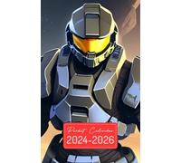 Pocket Calendar 2024-2026: Two-Year Monthly Planner for Purse , 36 Months from January 2024 to December 2026 | Destiny Halo armor inspired