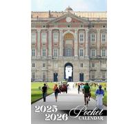 Pocket Calendar 2025-2026: Small Monthly Planner with Inspirational Quotes | 24 Months January 2025 to December 2026 | Visit Royal Palace of Caserta Italy