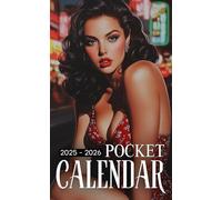 Pocket Calendar 2025-2026: Small Monthly Planner with Inspirational Quotes | 24 Months January 2025 to December 2026 | Vintage Glamour Woman Beauty Queen