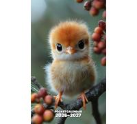 Pocket Calendar 2026-2027 for Purse: 2 Year Pocket Planner, from January 2026 to December 2027 | Chick Design