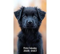 Pocket Calendar 2026-2027: Small 2-Year Monthly agenda from January 2026 to December 2027 purse size | Newfoundland Dog Design