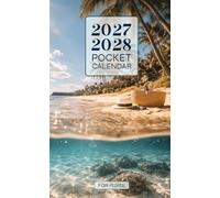Pocket Calendar 2027-2028 for Purse: Small 2 Year Monthly Planner from January 2027 to December 2028 with Holidays & Notes