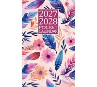 Pocket Calendar 2027-2028 for Purse: Small 2 Year Monthly Planner from January 2027 to December 2028 with Holidays & Inspirational Quotes.