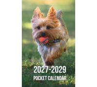Pocket Calendar 2027-2029: Small Size Monthly Planner 3-year Covering January 2027 through December 2029, Two Pages Per Month to View, planner for anywhere use (Cat Cover)
