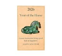 Pocket Card with Horse Design Portable Resin for Various Occasions Pocket Hug Gift