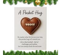 Pocket Charm | Heart Shape Encouragement Keepsake - Positive Affirmation Cards - for Women Kids Friends Grandparents Teens Daughters Mother's Day Valentines Christmas Birthday Celebration