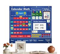 Pocket Chart Classroom, Modular Learning Chart, Interactive Teaching Tool, Durable Multi-pocket Visual Aid Organizer, Preschool Elementary Teacher For Kids Boys Parents School Home Activities