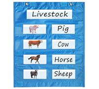 Pocket Chart for Whiteboard Pocket Chart Squares for Class Demonstrations Daily Schedule Activity