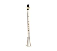 Pocket Clarinet in Eb, Portable Compact Sax-Style Wind Instrument for Beginners with Carrying Bag and Fingering Chart, ABS Resin Material, Gold