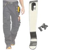 Pocket Clip for Flashlight, Multi-Purpose Stainless Belt Clip, Hand Tools for Waist Running Pickpocket Card Walking Purse Fishing Climbing Hiking Picnic