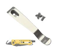 Pocket Clip for Flashlight,Multi-Purpose Stainless Belt Clip - Metal Buckle for Walking Running Climbing Hiking Backpacking Fishing Picnic