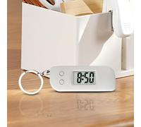 Pocket Clock Keyring,Glow-in-The-Dark Electronic Keyring Watch with LED Display | Electronic Clock Keychain for Men Women Teens Boys Girls Family Son Daughter Friends Athletes