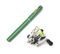 Pocket Collapsible Fishing Rod Reel Combo Mini Pen Fishing Pole Kit Telescopic Fishing Rod Spinning Reel Combo Kit