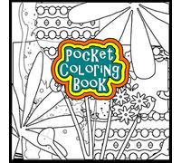 Pocket Coloring Book: Mini Colouring Book for Adults, Gift for Relaxation, Calm and Stress Relief Patterns, Cute 28 Designs on 57 Pages