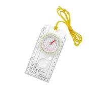 Pocket Compasses Orienteering With Lanyard Acrylic Map Scale Ruler Outdoor Camping Navigation Tool Practical Outdoor Compasses Camping Waterproofs