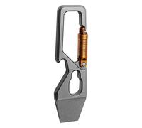 Pocket Crowbar,Titanium Alloy Versatile Pry Tool - Flat Pry Bar, Key Chain Pry Tool for Everyday Carry, Bottle Openers, Camping Accessories
