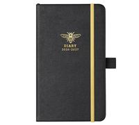 Pocket Diary 2026-2027 - A6 Diary Week to View, Academic Diary 2026-2027 from August 2026 to July 2027, 6.3 x 3.8 Inches, Beautiful Cover with Pen Holder, Inner Pocket, Notes Pages