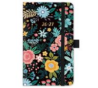 Pocket Diary 2026-2027 - Weekly & Monthly 2026-2027 Diary, Diary a6 Week to View from August 2026 to July 2027, Bonus Note Pages and Inner Pocket, 6.3" x 3.9"
