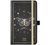 Pocket Diary 2026 - Weekly & Monthly 2026 Diary, Diary a6 Week to View from January 2026 to December 2026, Bonus Note Pages and Inner Pocket, 6.3" x 3.9", butterfly