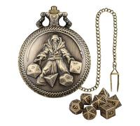 Pocket Dice Set - 7 Polyhedral Metal Dies, with Compact Storage | A Set Of Game Dice Can Use For Enthusiasts