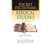 Pocket dictionary of Biblical studies