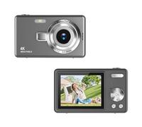 Pocket Digital Camera 2.4in TFT Screen - 2024 Newest 12MP 1080P Compact Point and Shoot Camera, 16X Zoom Auto Focus Small Video Camera for Kids Teens Boys Girls (Gray)