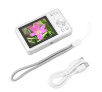 Pocket Digital Camera, Point Shoot Anti Shake Compact Small Screens Batteries Portable Teens Adult Photography Vlogging Flip Screen Retro Upgrade Autofocus Beginner Cameras Video