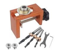 Pocket Drill Hole Mould Kit,Adjustable Clamp Template,Precise Power Tools Accessory Molds | For Do-It-Do-It-Careers And Professionals In Woodworking