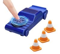 Pocket Fidget Drifter Car Toy, 3D Printed Mini Racing Car with Fun Drifting Action, Stress Relief Fidget Toy, Portable Sensory Toy for Kids, Adults, Home, School and Party, Blue