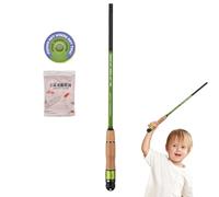 Pocket Fishing Pole, Short Fishing Rod | Carbon Fiber Telescopic Travel Tie | Lightweight Fishing Stick for Walleye Trout, Tackle Equipment for Beginner Fisherman
