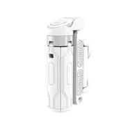 Pocket Flexible Portable Mini Bluetooth Selfie Stick Telescopic Multifunctional Tripod Stand for Phone,White