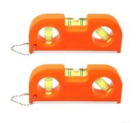 Pocket for spirit Level 11cm for Construction Sites Pocket for | 3-tube vials, horizontal vertical 45-degree, strong magnetic base, 11cm compact size, precise multi-angle measurement