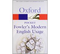 Pocket Fowler's Modern English Usage 2/e